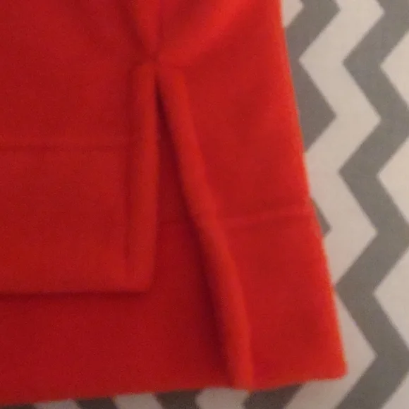 Tommy Hilfiger turtleneck orange faux fur fleece Size M - Picture 7 of 9